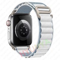 สายนาฬิกาสายคาด Apple Watch วงแหวนอัลไพน์44มม. 45มม. 49มม. 38 40มม. 41มม. คอเรียสายรัดสำหรับ IWatch อัลตร้าซีรีส์8 7 6 5 4 3 SE