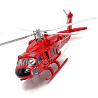 จำลองสูง Black Hawk Helicopter Model Fire Helicopter Alloy Openable Door With Sound And Light Model Decoration For Gifts