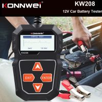 ZZOOI KONNWEI KW208 Automotive Battery Tester Analyzer For Car 12V Battery Checker 100 to 2000 cca Battery Waveform Car Battery Tool