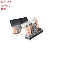 รีเลย์กำลัง G2r-1a-e-24vdc G2r-1a-e-12vdc 2ชิ้น G2r 12vdc 250vac 16a G2r-1a-e Dc 12V 24V Dc12v Dc24v Realys