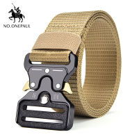 Nylon Tactical belt Military high quality mens training belt metal multifunctional buckle outdoor Battle sports new Alloy