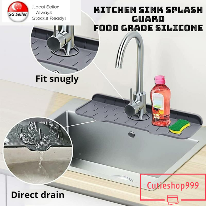SG SELLER💕Antisplash Kitchen Sink Guard, Sink Countertop Protector