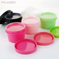 24/36/50pcs 50ml Empty Container Cream Black Pot Plastic Refillable Bottles Cosmetic Box Travel Face Cream Cosmetic Container