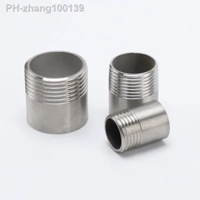 1/8 quot; 1/4 quot; 3/8 quot; 1/2 quot; 3/4 quot; 1 quot; 1-1/4 quot; 1-1/2 quot; 2 quot; BSP Male Thread To Butt Weld Nipple 304 Stainless Steel Pipe Fitting Connector