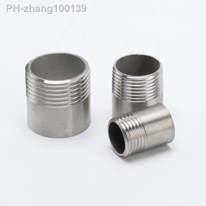 1-8-quot-1-4-quot-3-8-quot-1-2-quot-3-4-quot-1-quot-1-1-4-quot-1-1-2-quot-2-quot-bsp-male-thread-to-butt-weld-nipple-304-stainless-steel-pipe-fitting-connector