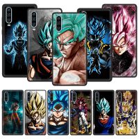 【Shell set]อะนิเมะการ์ตูนญี่ปุ่น Dragon Ball สำหรับ Huawei P50 P30 Pro P20 P40 Lite E P สมาร์ท Z Y6 Y7 2019 Y6p Y9s Y7a ฝาครอบสีดำ