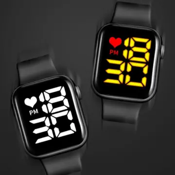 Square shape digital online watch