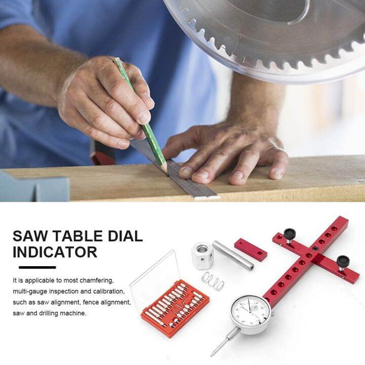 thumbnail image 2 of Table Saw Alignment Gauge, Table Saw Dial Alignment Hauge Indicator,Machinery/Tool Alignment 2 of 13
