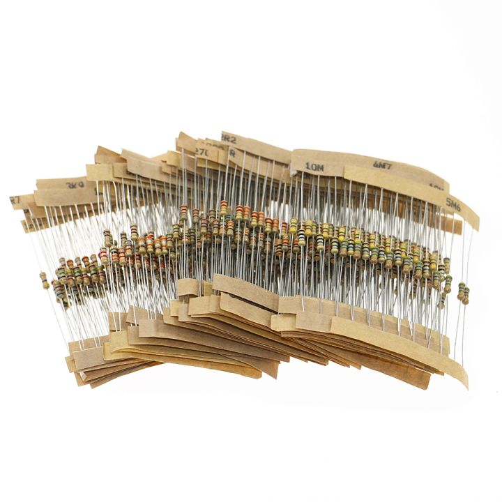 560pcs-56-values-1-4w-5-carbon-film-resistor-assorted-kit-set-1-ohm-10m-ohm-electronic-lovers-resistor