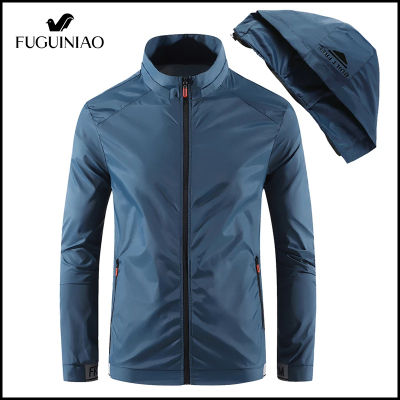 FUGUINIAO Sun Protection Jacket แคมป์ปิ้งเดินป่า Breathable Windbreaker ตกปลากลางแจ้ง Quick Dry Thin Coat