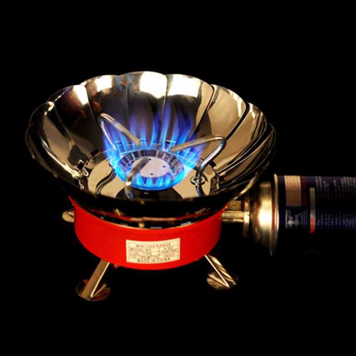 kovarเตาแก๊สแค้มปิ้ง-เจาแก๊สพกพา-รุ่นล่าสุดมีบังใบต้านแรงลมwindproof-camping-stove-k-203