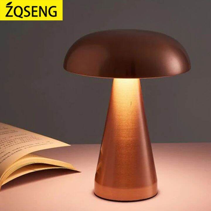 Led table lamp touch sensor desktop night light rechargeable wireless