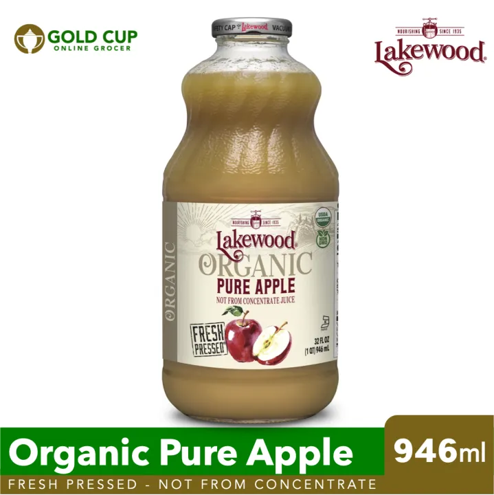 Lakewood Organic Pure Apple Juice 946ml Lazada Ph