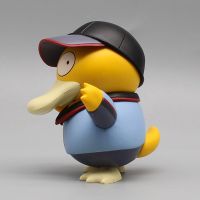 8Cm Pokemon Figure Psyduck Anime Figures Kawaii Psyduck Courier Figurine Pvc Model Collectible Desk Decoration Ornament Toy Gift