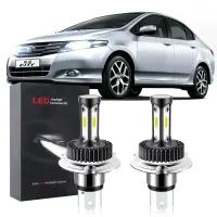 หลอดไฟหน้ารถยนต์ LED T12 6000K ฮาโลเจน สีขาว แบบเปลี่ยน สําหรับ Honda City TMO 5thGen ปี 2008-2014 (1 คู่) เสียบและเล่น