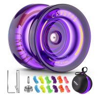 MAGICYOYO โยโย่ตอบสนองสำหรับเด็ก K2คริสตัลพลาสติกสองวัตถุประสงค์สำหรับผู้เริ่มต้นเปลี่ยนลูกปืนที่ไม่ตอบสนอง