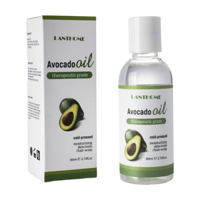 【CW】 80ml Avocado Oil Body Nails Hair Essence Scalp Hydrating Moisturizers Natural Hydrating Therapeutic Grade Skin Care