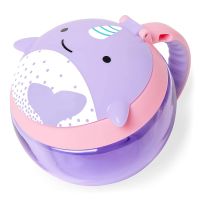 Zoo Snack Cup Narwhal กระปุก/กล่องสำหรับบรรจุของว่าง