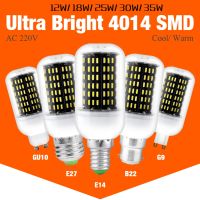 12W 18W 25W 30W 35W Bombilla Lampada LED SMD 4014 Cover Corn E27 E14 B22 G9 GU10 220V Light Lamp Bulb Lamp Chandelier Lighting
