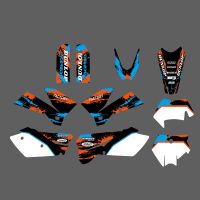 Motorcycle Full Graphic Background Decal Sticker for KTM EXC 125 200 250 300 400 450 525 2005 2006 2007 Decoration Customize Decals  Emblems