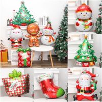 【Iloverosemerry】Merry คริสต์มาสฟอยล์บอลลูน Santa Claus บอลลูน Snowman คริสต์มาส2021บอลลูนคริสต์มาส Party Decor บ้าน2022ใหม่ปี