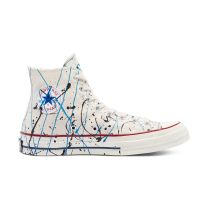 [สินค้าลิขสิทธิ์] CONVERSE CHUCK TAYLOR 1970s ARCHIVE PAINT SPLATTER PRINT HI EGRET/DIGITAL BLUE // CHUCK70s