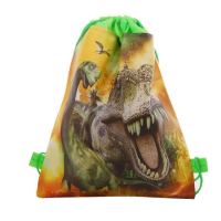 Dinosaur Party Theme Happy Birthday Party Drawstring Bag As Party Gift Bag for Boy Girl Aniversario Party