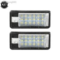 ๑✟✾ 2pcs For Audi 18 LED License Number Plate Light Lamp For Audi A3 S3 A4 S4 B6 A6 S6 A8 S8 Q7 Car Lamp