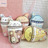 JUNNYA จี้ตุ๊กตาชานมนิ่มพวงกุญแจ Sumikko Gurashi ตุ๊กตาอะนิเมะยัดไส้ของเล่นตุ๊กตา10ซม. Sumikko Gurashi พวงกุญแจตุ๊กตาของขวัญสำหรับเด็ก