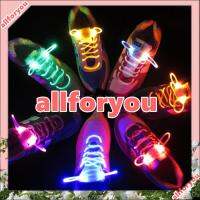 สินค้าพร้อมส่งเชือกรองเท้า led สายเชือกรองเท้าติดไฟ LED สีฟ้าพร้อมตัวแบตเตอรี่ แบบUnisex โค้ด เชือกรองเท้ามีไฟ LED พร้อมแบตเตอรี่