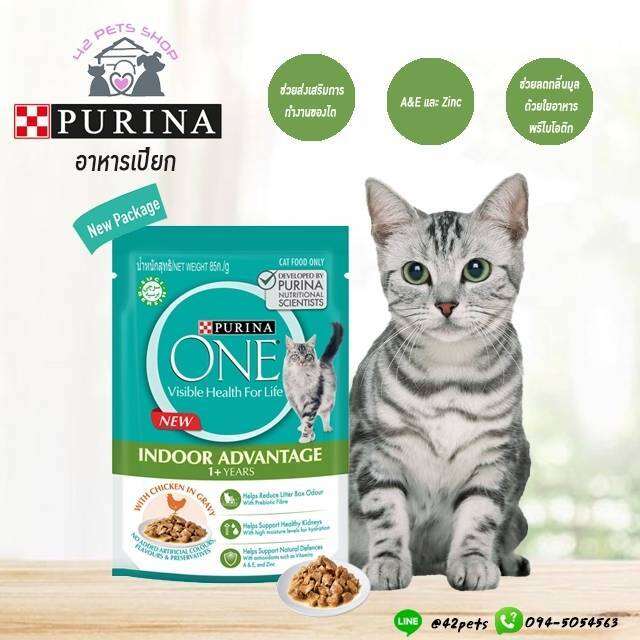 purina-one-เพียวริน่าวันเพาท์-อาหารเปียกสำหรับแมวโตและลูกแมว-1โหล