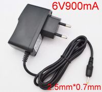 1PCS 6V900mA High quality AC 100V-240V Converter Switching power adapter DC 6V 0.9A 900MA Supply EU Plug DC 2.5mm x 0.7mm