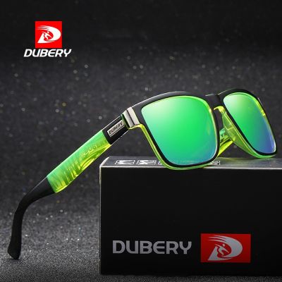 【CW】۩┅  DUBERY New Polarized Film Coated Sunglasses Driving Fishing Glasses Mens Sport Cycling