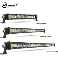 NLpearl ไฟสปอร์ตไลท์ LED บาร์ออฟโรด12V 24V,หลอดไฟ LED บาร์/ไฟทำงานสำหรับรถบรรทุก4X4 ATV เรือ Lada รถแทรกเตอร์ Iron Bar