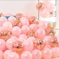 （koko party supplies）20ชิ้น PinkGoldLatex ลูกโป่ง10นิ้วเมทัลลิฮีเลียม Globosday งานแต่งงานงานเลี้ยงวันเกิดของตกแต่ง