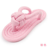 Spot parcel post in Stock Wholesale Pipitao Cross-Border Toys Candy Color Cotton String Slippers Dog Toys