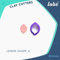 Lemon Shape A Clay Cutter/ Clay Tools/ Clay Earring Cutter/ Plastic Polymer Cutter/ Polymer Clay Cutter/ แม่พิมพ์กดดินโพลิเมอร์ทำต่างหู/ ทำต่างหู DIY/ รูปทรงลูกเลม่อน