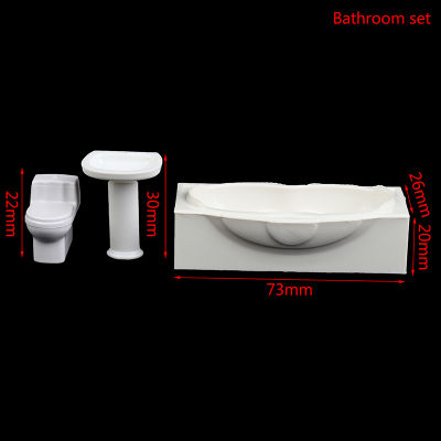 [The Lintas] 1:25บ้านตุ๊กตาชุดห้องน้ำห้องอาบน้ำอ่างอาบน้ำห้องน้ำอ่างล้างจานของเล่นโมเดล