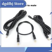 Dgdfhj Shop 0.5m 1.5M 3meter DC male to male Extension power supply Cable Plug Cord 5.5MM X2.5mm wire connector Adapter for strip camera