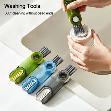 Kitchen Diffusion Type Scrub Brush For Cleaning Dishes Pots Pan Sink And  Bathroom With Comfortable Long Handle