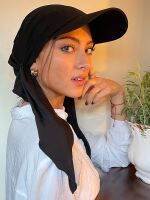 【CC】¤☫  Multicolor Hijab Baseball Caps Muslim Instant Jersey Scarf To Wear HIjab Headwrap Clothing Accessories