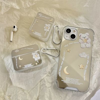 [COD] headset mirror protective case is suitable for AirPods wireless 2nd generation