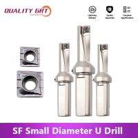 SF Small Diameter U Drill 2.5D 3.25D QCMT แทรก Multi-function Drill Small Hole Fast Drill Water jet drill CNC Violent drill