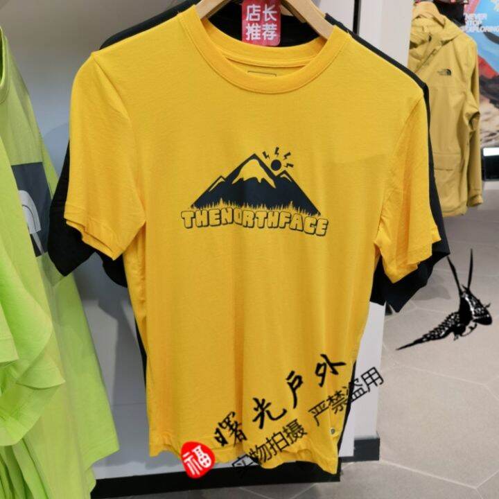 hack-thenorthface-2022เสื้อยืดแขนสั้นรอบคอหลวมกลางแจ้งผ้าฝ้ายบริสุทธิ์สำหรับทั้งหญิงและชายคนรักฤดูใบไม้ผลิและฤดูร้อน7waq