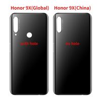 ฝาหลังใหม่สำหรับ Honor 9X STK-LX1 HLK-AL00ชิ้นส่วนอะไหล่ฝาครอบแบตเตอร์รี่ในบ้าน TL00ประตูหลัง