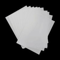10 Pcs White Printable Shrink Paper A4 Shrink Film Shrinkable for Inkjet Printer Kids DIY Arts Crafts Crazy Plastic Art Sheet
