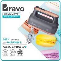 BRAVO HAND MIXER BHM-500 เครื่องผสมอาหารมือถือ เครื่องตีไข่ เครื่องตีแป้ง เครื่องตีวิปครีม