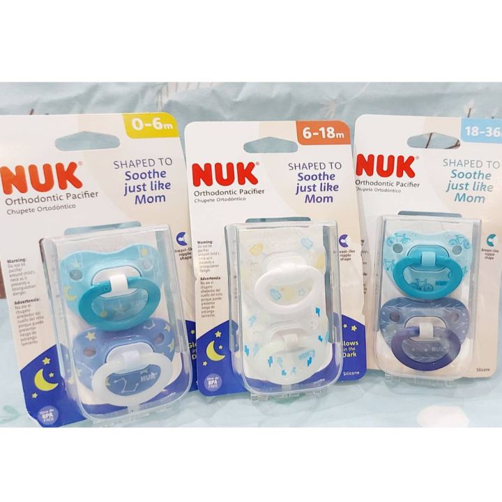 usa-จุกหลอก-ไม่ทำให้ฟันเก-ยี่ห้อ-nuk-silicone-สำหรับเด็ก-6-18-เดือน-nuk-girl