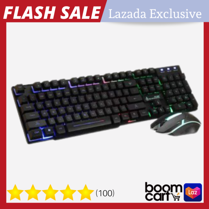 SHIPADOO Master D280 Gaming Keyboard With Mouse Comba Colorful LED ...