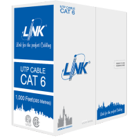 สายแลน CAT6 รุ่น US-9116LSZH แบบใช้ภายในอาคาร ความเร็ว 100/1000 Mbps ยี่ห้อ Link แท้ 100% แบบขายยกลัง